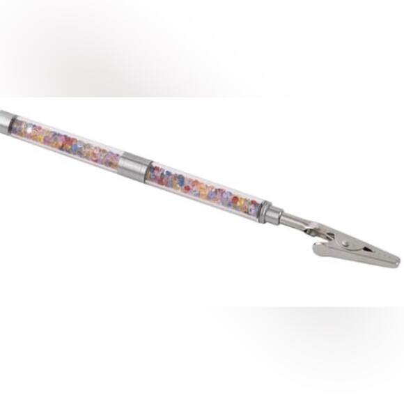 Set of Austrian crystal tennis bracelet and bracelet buddy. 7.5” Silvertone. - Picture 4 of 7